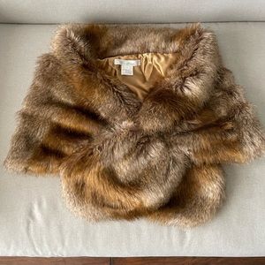 Faux Fur Shaw